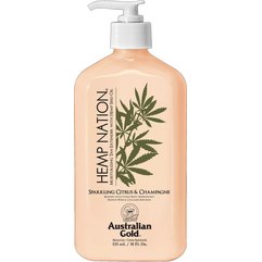 Увлажняющий лосьон после загара Australian Gold Hemp Nation Sparkling Citrus and Champagne Tan Extender Lotion, 535 ml