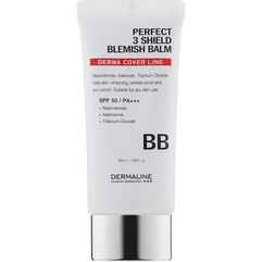 ВВ-крем DermaLine Perfect 3 Sheld Blemish Balm SPF 50 / PA +++, 50 ml, фото 
