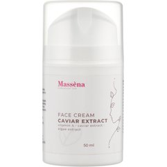 Massena Face Cream Caviar Extract Крем для обличчя з екстрактом чорної ікри, фото 