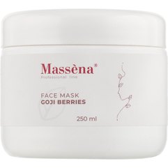 Massena Face Mask Goji Berries Маска для обличчя з ягодами годжі, 250 ml, фото 