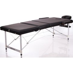 Складний масажний стіл Restpro Alu 3 Чорний, фото 