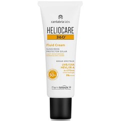 Cantabria Heliocare 360 Fluid Cream SPF 50+ Сонцезахисний крем-флюїд для всіх типів шкіри, 50 мл, фото 