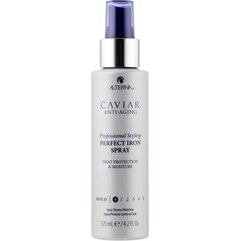 Спрей термозахисний для випрямлення волосся Alterna Caviar Anti-Aging Professional Styling Perfect Iron Spray, 122 ml, фото 