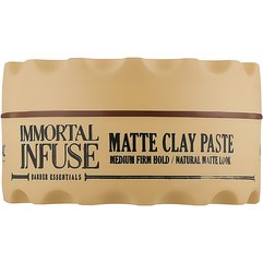 Матовая глиняная паста для волос Immortal Matte Clay Paste, 150 ml