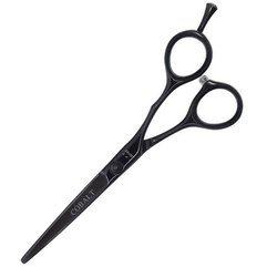 Ножиці перукарські прямі чорні Kedake 0690-19355-72-5 5.5", фото 