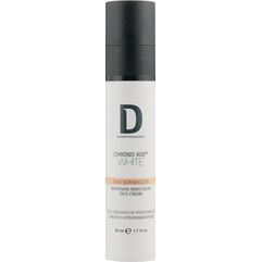 Отбеливающий и освежающий крем для лица 24 часа Dermophisiologique Chrono Age White Normalizer Face Cream, 50ml