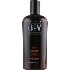 American Crew CLASSIC 3-in-1 Shampoo, conditioner and body wash - 3-в-1 Засіб по догляду за волоссям і тілом, фото 