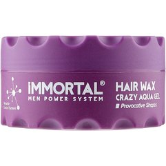 Віск для волосся Immortal Crazy Aqua Gel, 150 ml, фото 