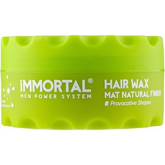 Воск для волос натуральное образование Immortal Mat Natural Finish, 150 ml, фото 