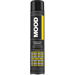 Лак для волос сильной фиксации Mood Power & Dry Hairspray, 750ml