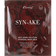 Esthetic House Syn-Ake Anti-Aging Solution Hydrogel Mask Pack Маска з для розгладження і зменшення глибини зморшок зі зміїним пептидом, 30 г, фото 