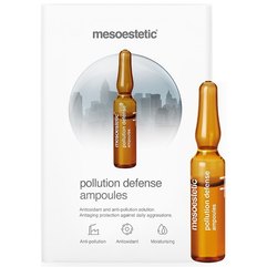 Ампули антиоксидантні - захист від агресивних факторів Mesoestetic Pollution Defense Ampoules, 10 х 2 ml, фото 