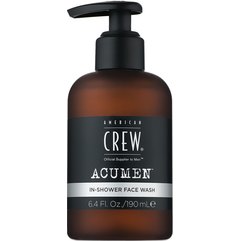 Гель для вмивання у душі American Crew Acumen In-Shower Face Wash, 190 ml, фото 