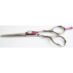 Ножиці перукарські прямі для стрижки Suntachi HK Sakura Pink 5,0", фото 