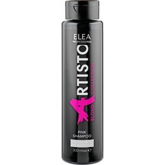 Шампунь для волос тонирующий Elea Professional Artisto Pink Shampoo (розовый), 300 ml, фото 