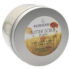 Скраб маслянистий для тіла макові зерна Kleraderm Butter Scrub Poppy, фото 