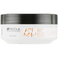 Віск для укладання волосся з глянцевим ефектом Indola Act Now Shine Wax, 85 ml, фото 