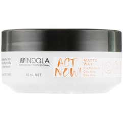 Віск для укладання волосся з матовим ефектом Indola Act Now! Matte Wax, 85 ml, фото 