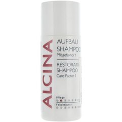 Шампунь для відновлення структури волосся Alcina Care Factor 1 Aufbau-Shampoo, фото 