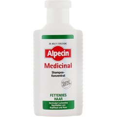 Шампунь-концентрат для жирного волосся Alpecin Medicinal Shampoo Oily Hair, 200 ml, фото 