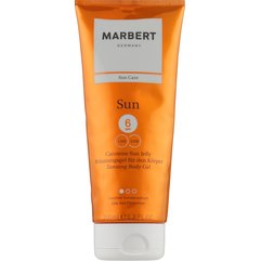 Солнцезащитное желе и автозагар для тела SPF 6 Marbert Sun Care Carotene Sun Jelly Body SPF6, 200ml