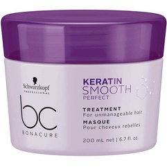 Schwarzkopf Professional Bonacure Keratin Smooth Treatment Маска для гладкості волосся, фото 