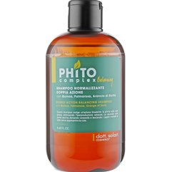 Балансирующий шампунь двойного действия Dott. Solari Phito Complex Balancing Double-Action Shampoo