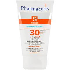 Крем солнцезащитный для лица и тела детей и новорожденных Pharmaceris S Sun Protection Cream For Babies and Children SPF 30+, 125ml