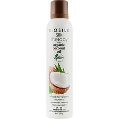 Мус для об'єму Biosilk Silk Therapy with Coconut Oil Whipped Volume Mousse, 227 ml, фото 
