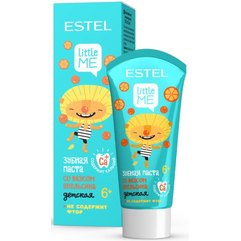 Estel Professional Little Me Toothpaste Orange Дитяча зубна паста зі смаком апельсина, 50 мл, фото 