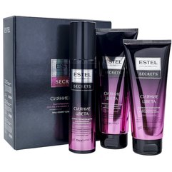 Набор для окрашенных и мелированных волос Сияние цвета Estel Professional Secrets