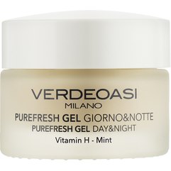 Очищающий и увлажняющий дневной и ночной гель для лица Verdeoasi Uomo Purefresh Gel Day&Night, 50ml