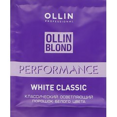 Осветляющий порошок белого цвета Ollin Professional Perfomance White White Blond Powder