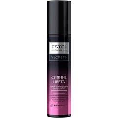 Спрей-термозахист для фарбованого та мелірованого волосся Сяйво кольору Estel Professional Secrets, 200 ml, фото 