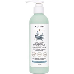 Кондиционер для жирных волос T-LAB Professional Organic Eucalyptus Sebum Control & Volume Conditioner, 250 мл