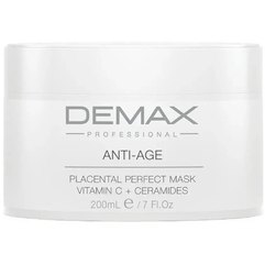 Плацентарная маска-активатор Demax Placental Perfect Mask Vitamin C + Ceramides, 200 ml