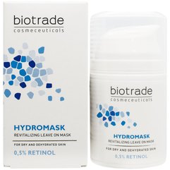 Увлажняющая ревитализирующая несмываемая маска для лица с ретинолом Biotrade Pure Skin Hydromask Revitalizing Leave On Mask 0,5% Retinol, 50 ml
