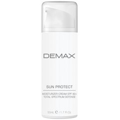 Антиоксидантний захисний зволожувач SPF80 Demax, Sun Protect Moisturizer Cream, 50 ml, фото 