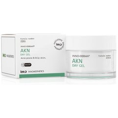 Крем-гель для жирної шкіри обличчя Innoaesthetics AKN Day Gel, 50ml, фото 