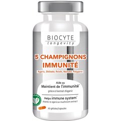 Комплекс для имунитета Biocyte 5 Champignons, 30gel