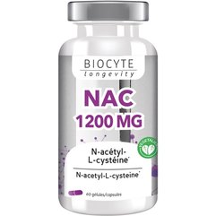 Пищевая добавка антиоксидант Biocyte NAC 1200 mg, 60gel caps