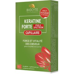 Пищевая добавка для роста волос Biocyte Keratine Forte Full Spectrum, 40caps