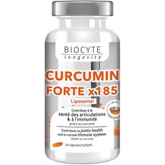 Харчова добавка Куркумін Biocyte Curcumin x185, 30caps, фото 