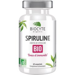 Харчова добавка Спіруліна Biocyte Spiruline Bio, 30tab, фото 