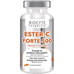 Вітаміни для імунної системи та зменшення втоми Biocyte Ester C Forte, 30gel, фото 