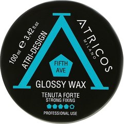 Глянцевый воск для волос сильной фиксации Atricos Fifth Ave Glossy Wax, 200 ml