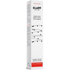 Крем для повік Потрійне зволоження Klapp Triple Action Eye Care Cream, 20 ml, фото 