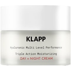 Крем Потрійне зволоження Klapp Triple Action Moisturizing Cream, 50 ml, фото 