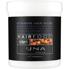Маска для увлажнения волос Rolland UNA Hair Food Vitamins Hair Treatment, 1000 ml