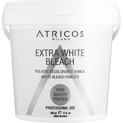 Осветляющая пудра Экстрабелый блондеран Atricos Advanced Extra White Bleach Powder